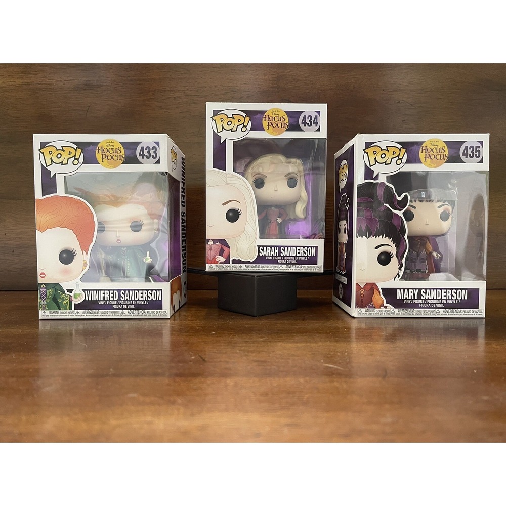 Funko Pop! Disney Hocus Pocus - Sanderson Sisters Exclusive #433 #434 #435 Vinyl